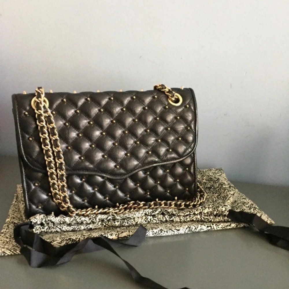 A genuine leather bag used